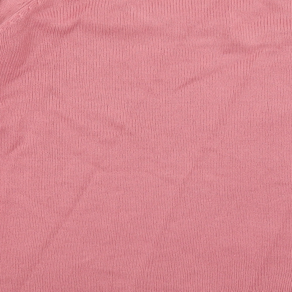 Bonmarché Womens Pink Pullover Jumper Size S