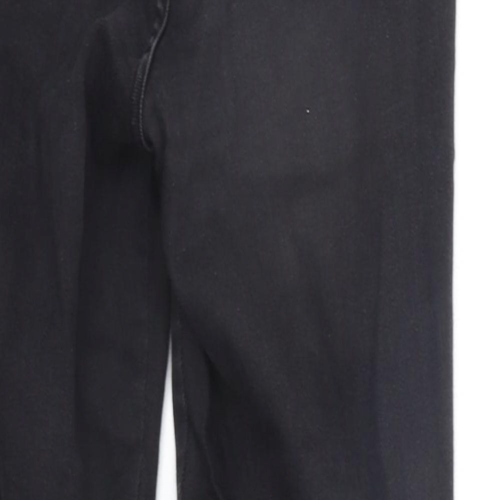 New Look Womens Grey Straight Jeans Size 8 L24 in