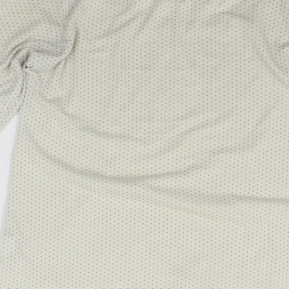 Atmosphere Womens Beige Polka Dot Basic T-Shirt Size 10