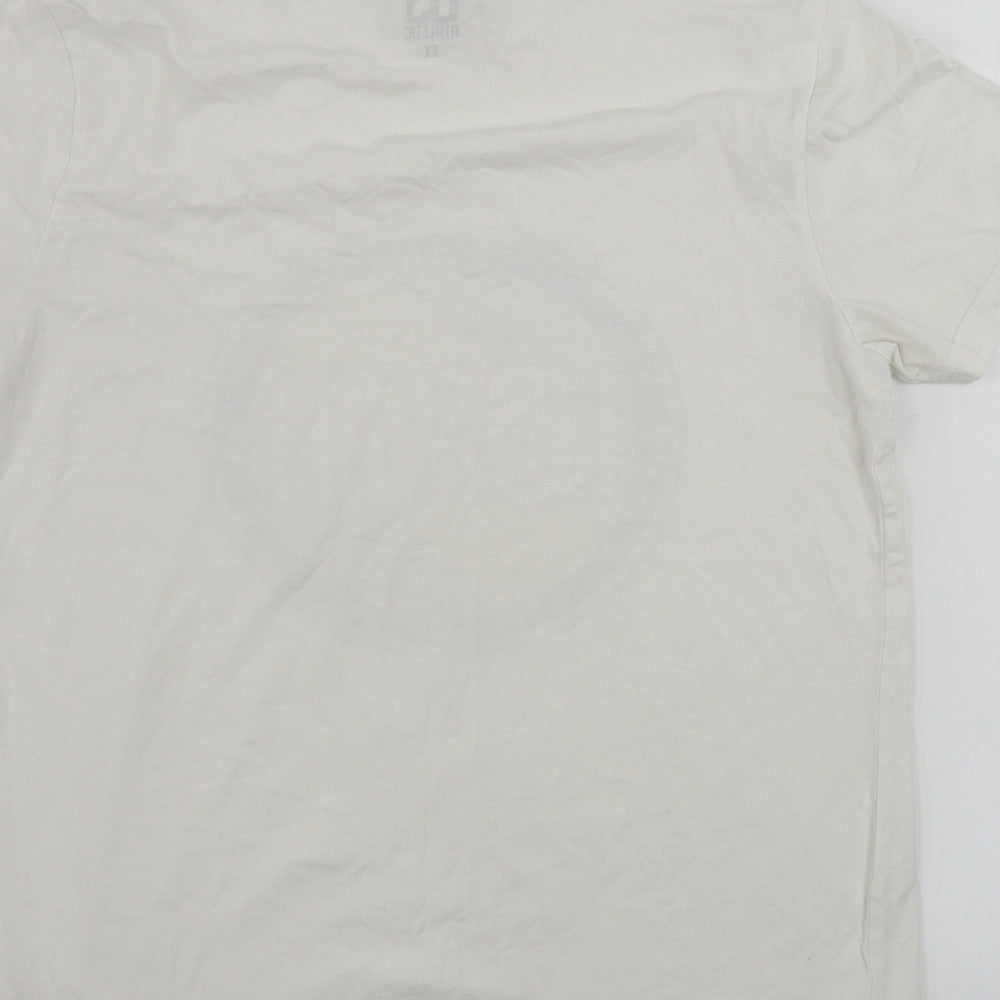 US athletic Womens White Basic T-Shirt Size M