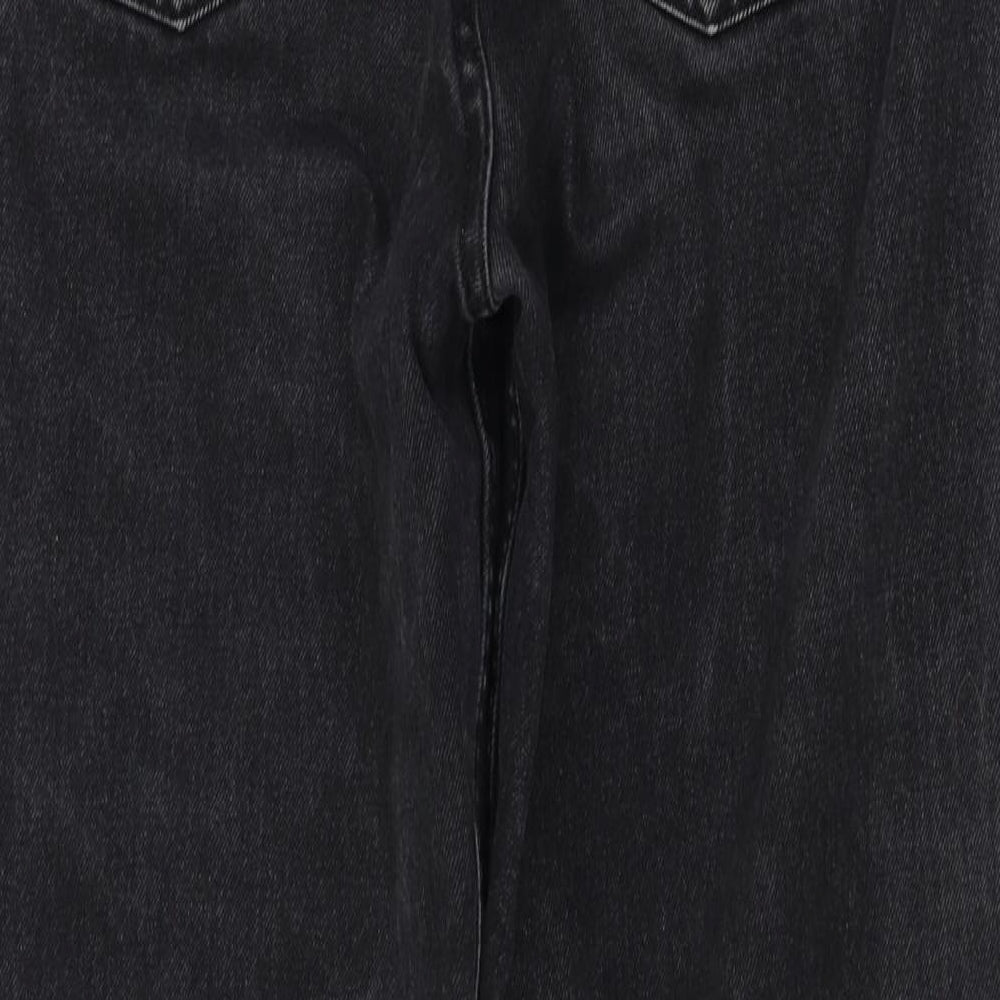 denim co Womens Grey Straight Jeans Size 12 L27 in