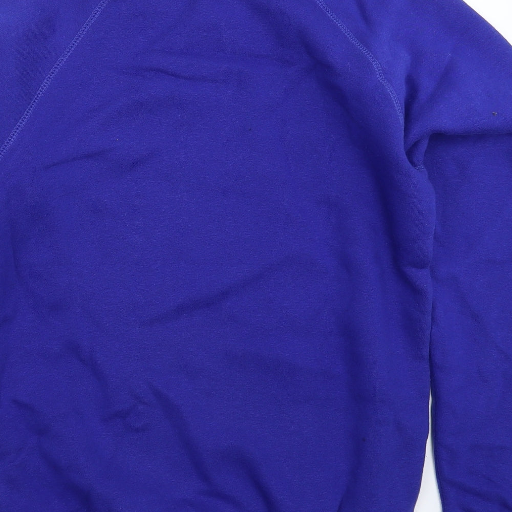 1st Class Clothes Boys Blue Pullover Sweatshirt Size 11-12 Years