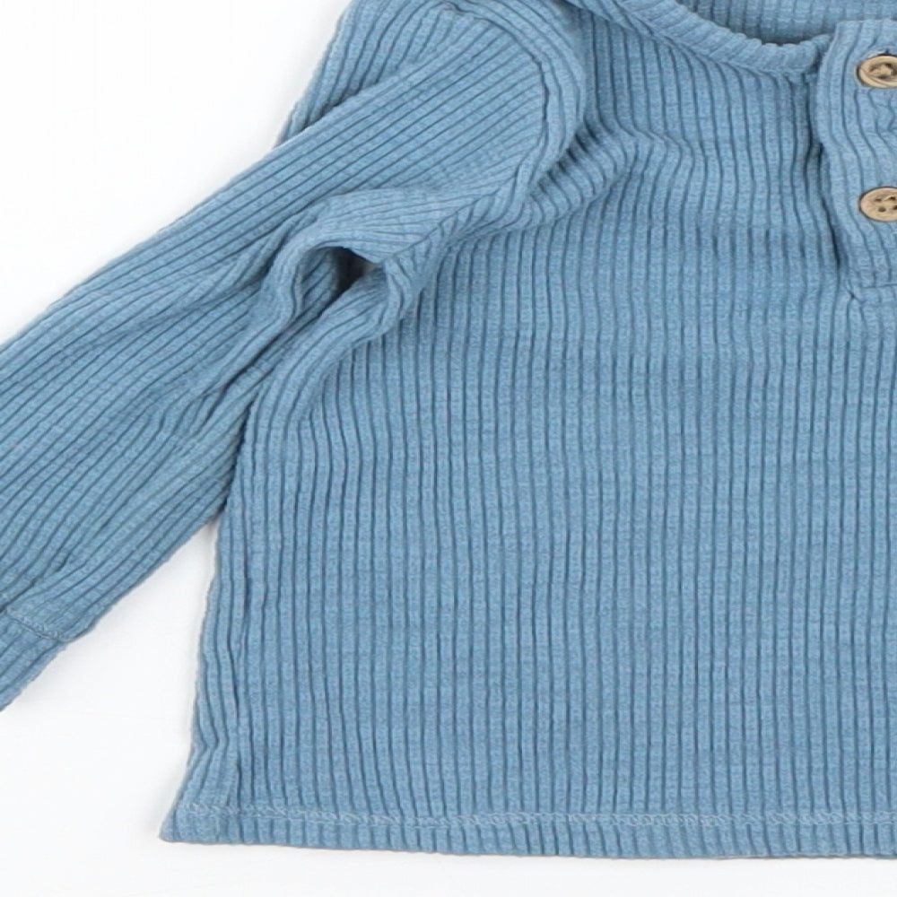 George Baby Blue Basic T-Shirt Size 6-9 Months