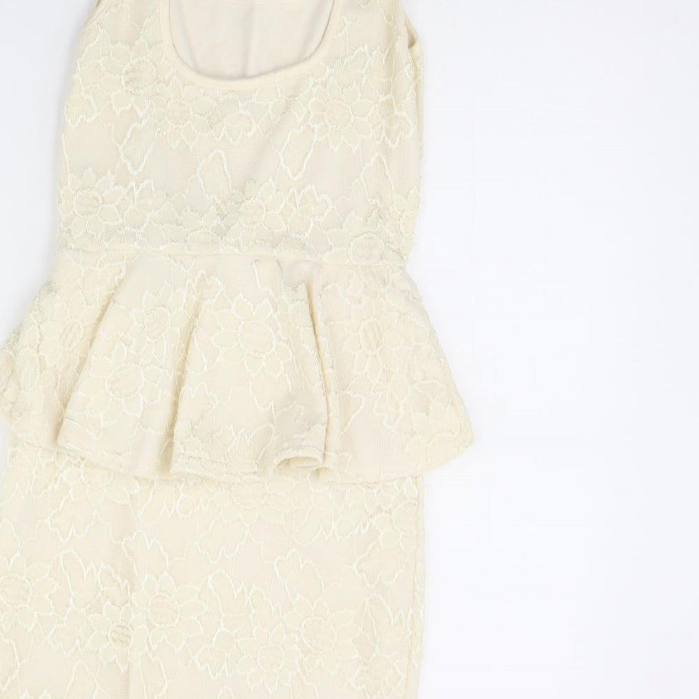 River Island Womens Ivory Mini Size 8