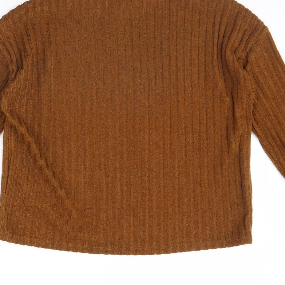 Primark Womens Brown Pullover Jumper Size XS