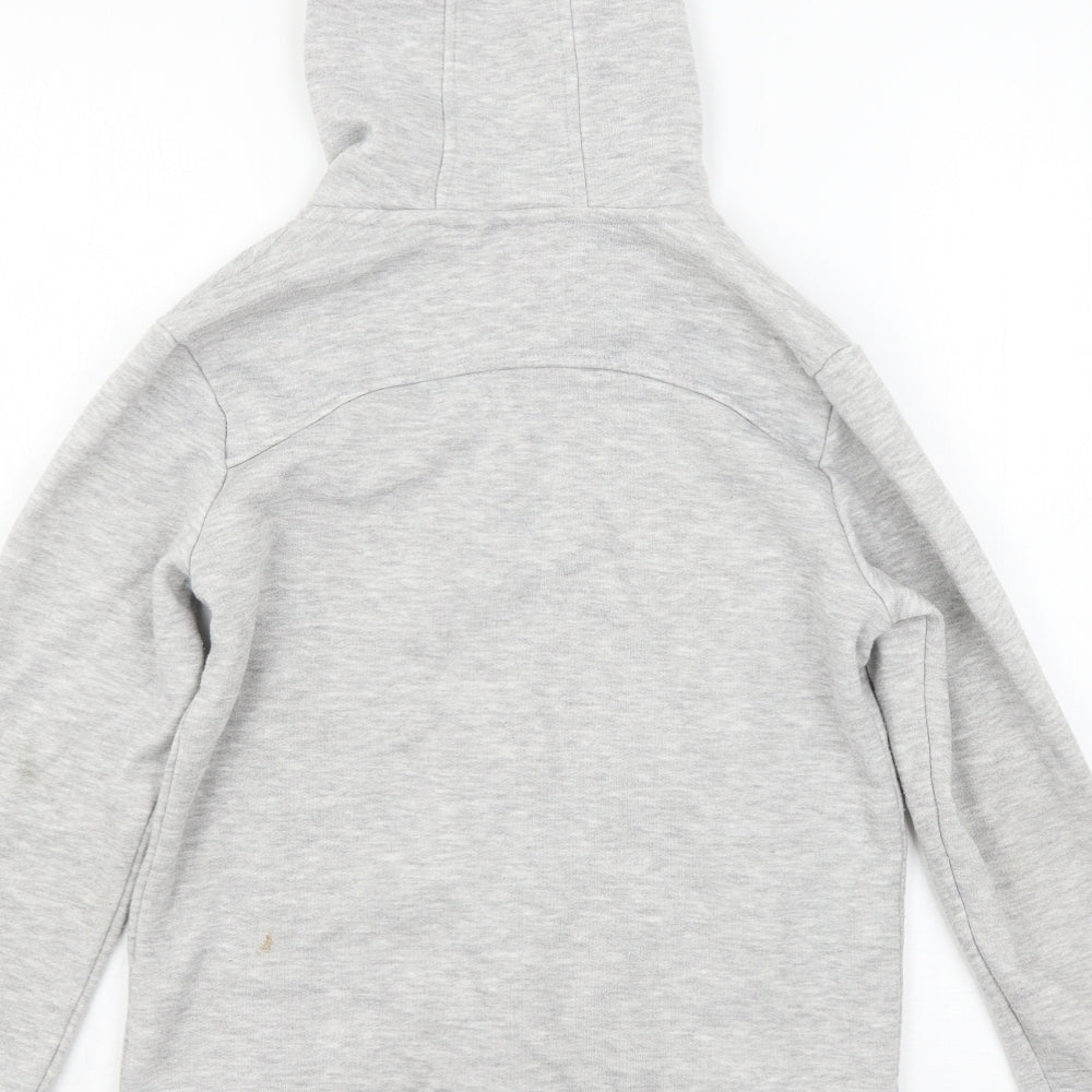 LA Gear Girls Grey Jersey Full Zip Hoodie Size 11-12 Years