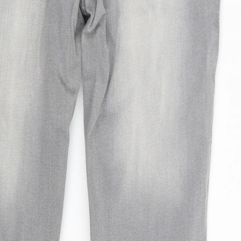 Zeenzo Womens Grey Denim Skinny Jeans Size 30 in L28 in