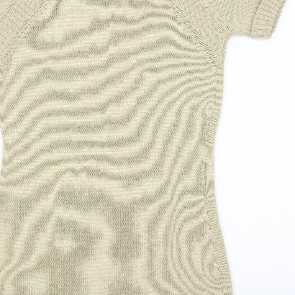 Preworn Womens Beige Pullover Jumper Size 10