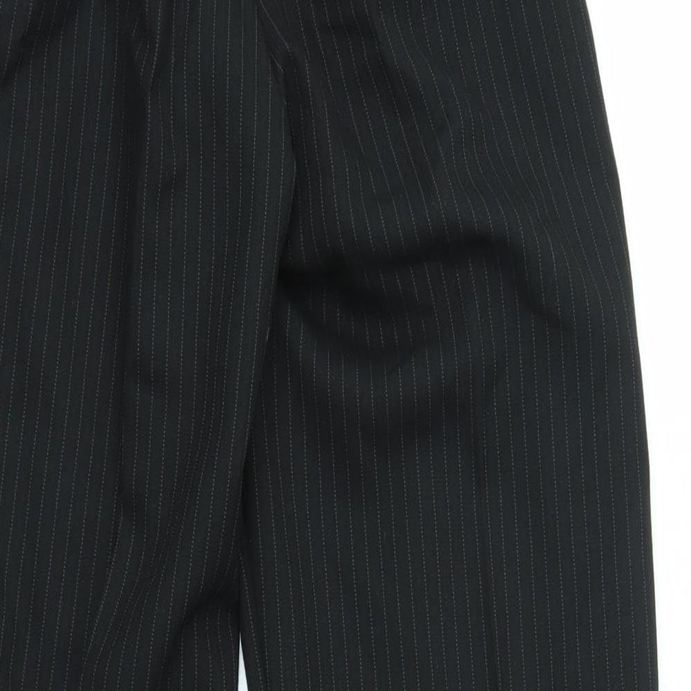 Flipback Boys Black Chino Trousers Size 11 Years