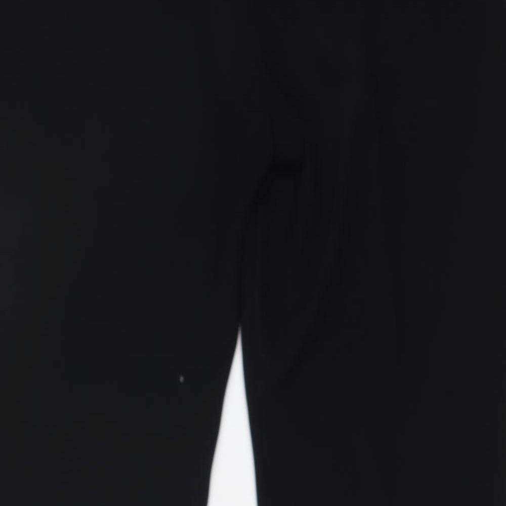 ASSERT Womens Black Trousers Size 14 L29 in
