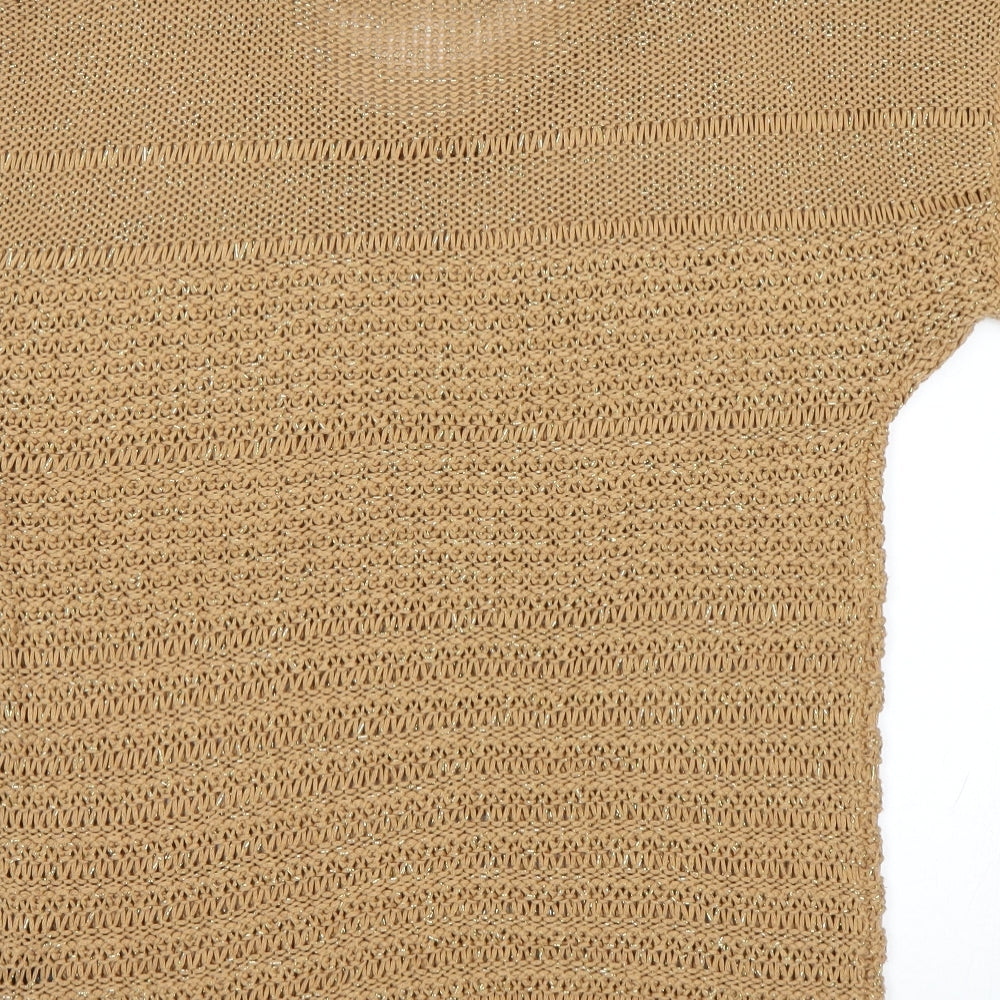 George Womens Brown Pullover Jumper Size 8