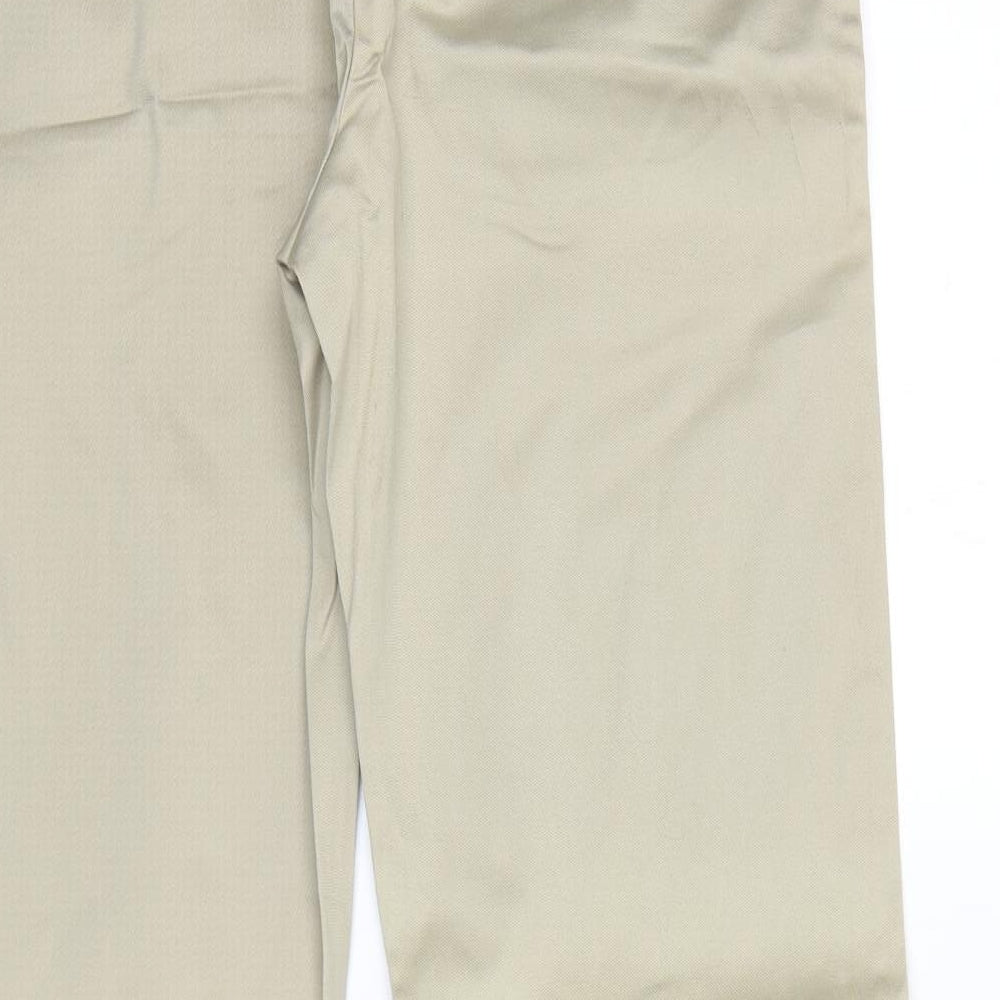 Moose Golf Clothing Womens Beige Chino Trousers Size 10 L32 in