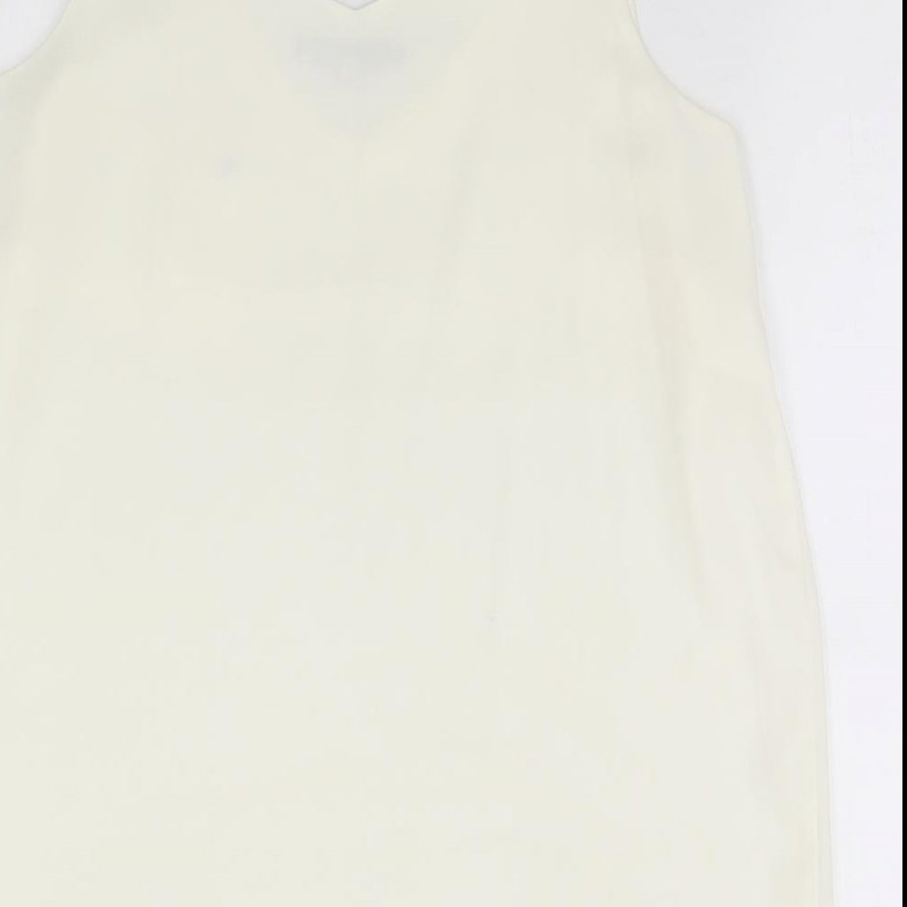 Peacocks Womens Ivory Basic Blouse Size 12