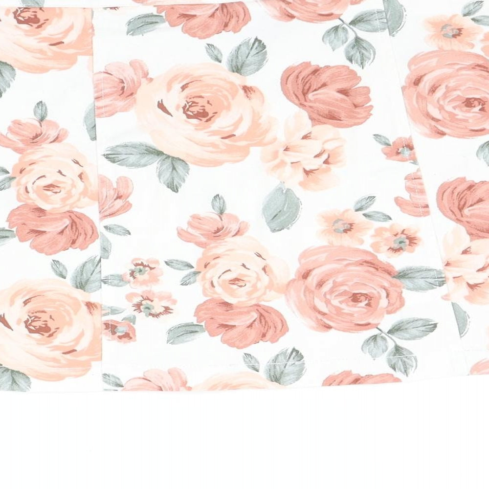 FOREVER 21 Womens Pink Floral Mini Skirt Size L