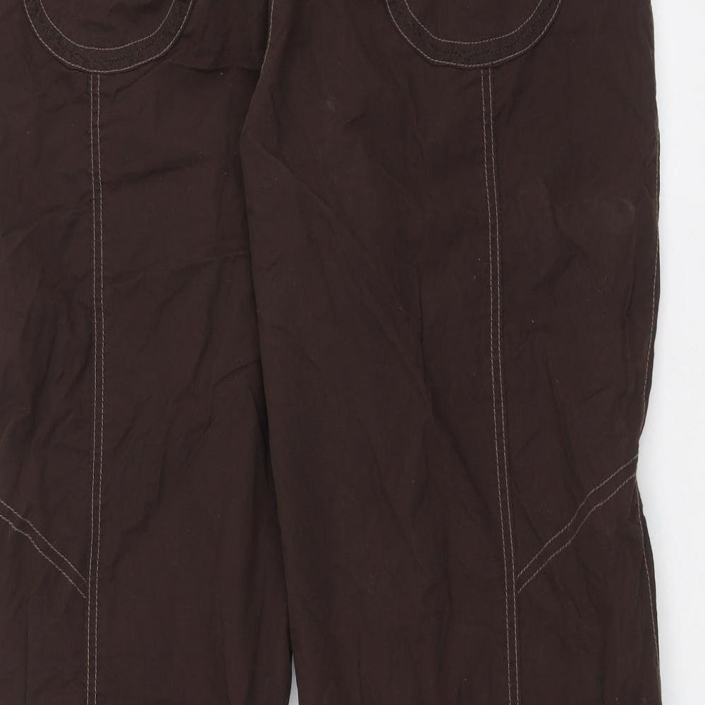Next Womens Brown Trousers Size 20 L31 in