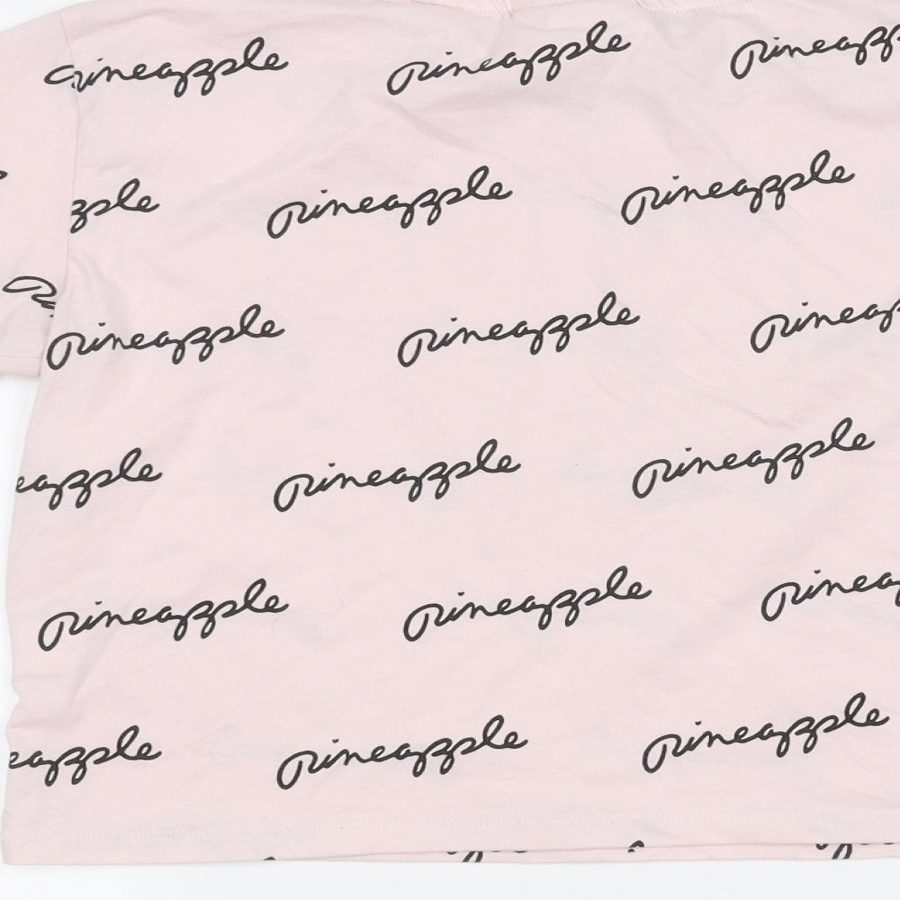 Pineapple Girls Pink Basic T-Shirt Size 14-15 Years