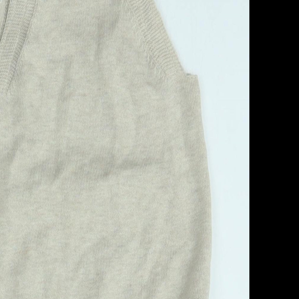 TU Baby Beige Dungaree One-Piece Size 0-3 Months