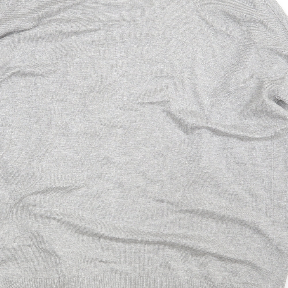 aTMO Womens Grey Wrap Jumper Size 6