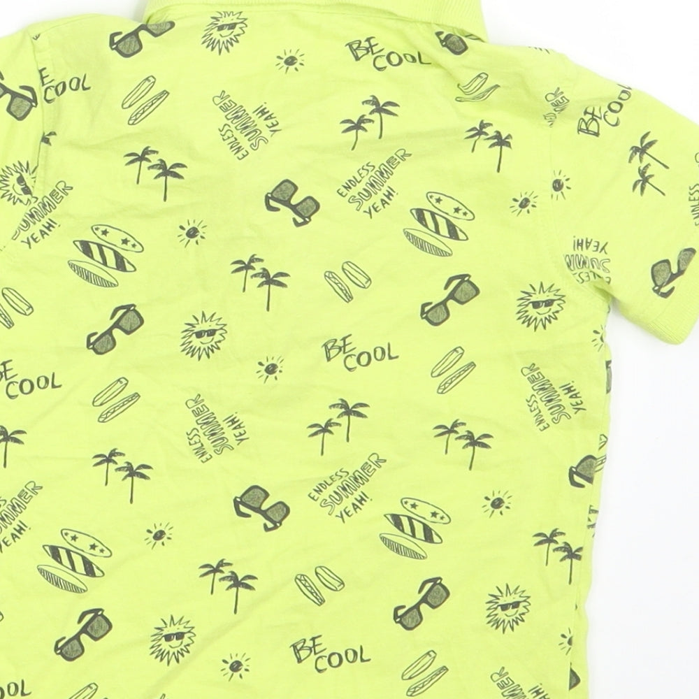 George Boys Yellow Pullover Polo Size 2-3 Years