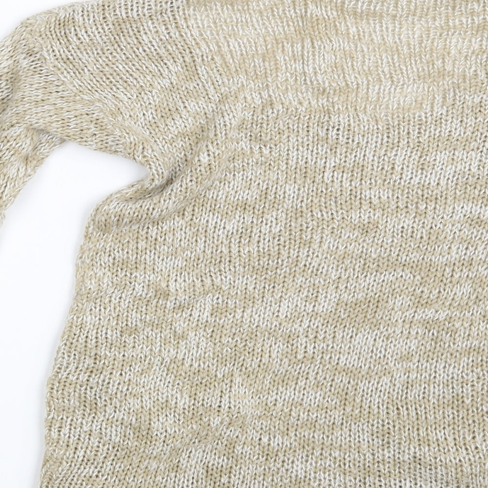 Atmosphere Womens Beige Pullover Jumper Size 8