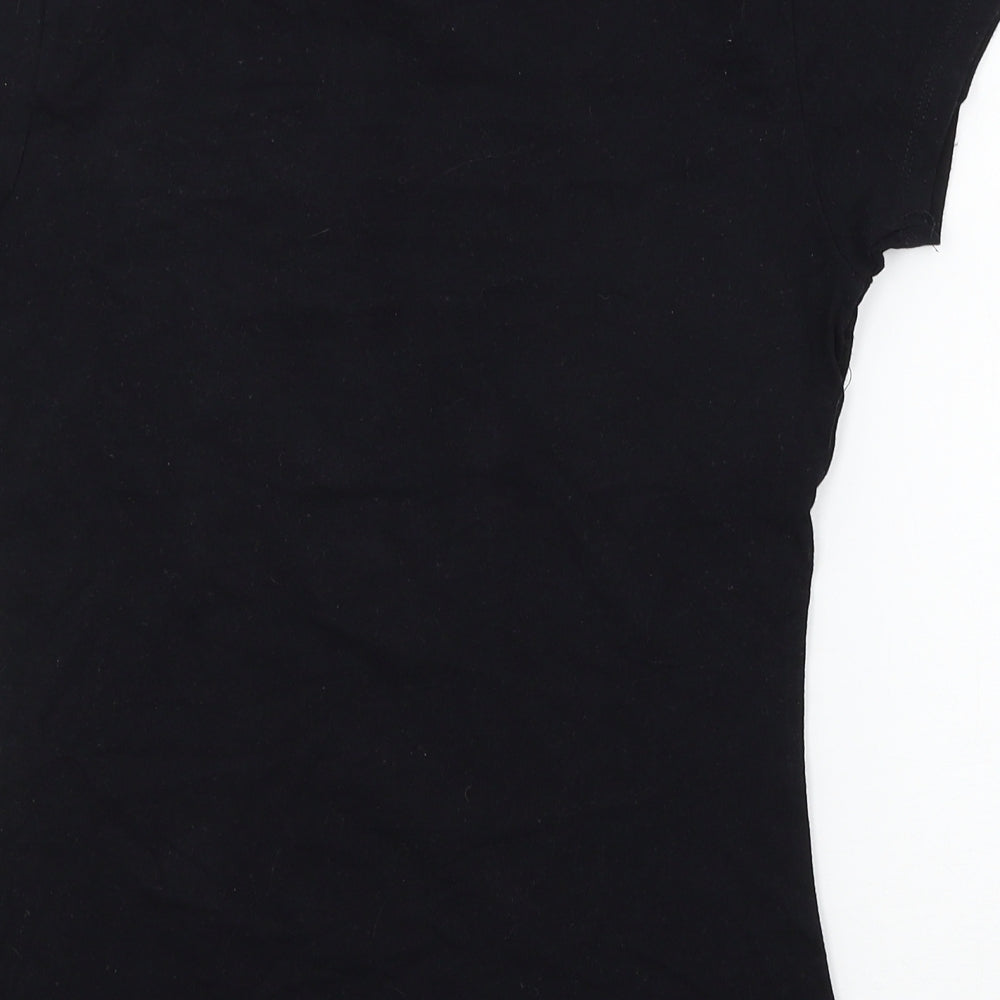 Atmosphere Womens Black Jersey Basic T-Shirt Size 6 - World Tour