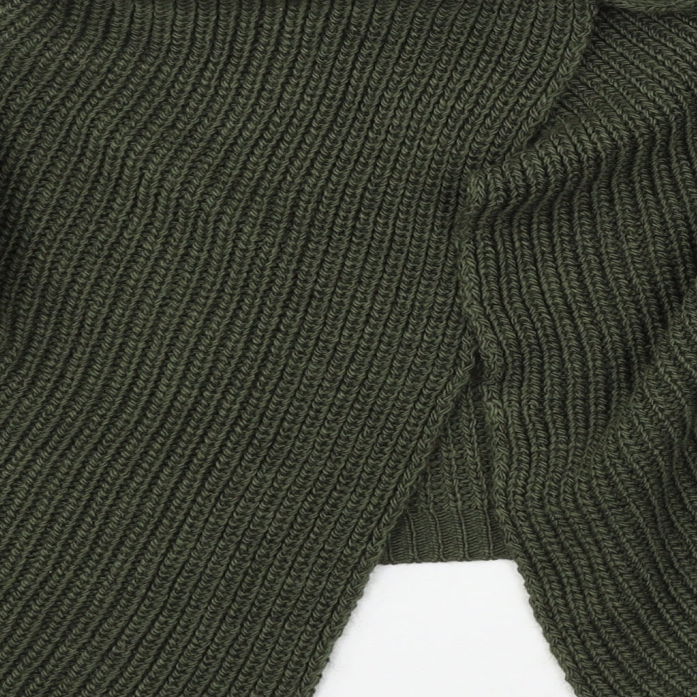 Misspap Womens Green Knit Pullover Jumper Size S