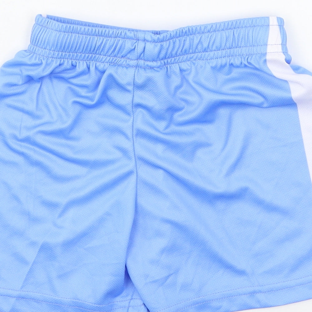 Ram Football Boys Blue Jersey Sweat Shorts Size 3-4 Years