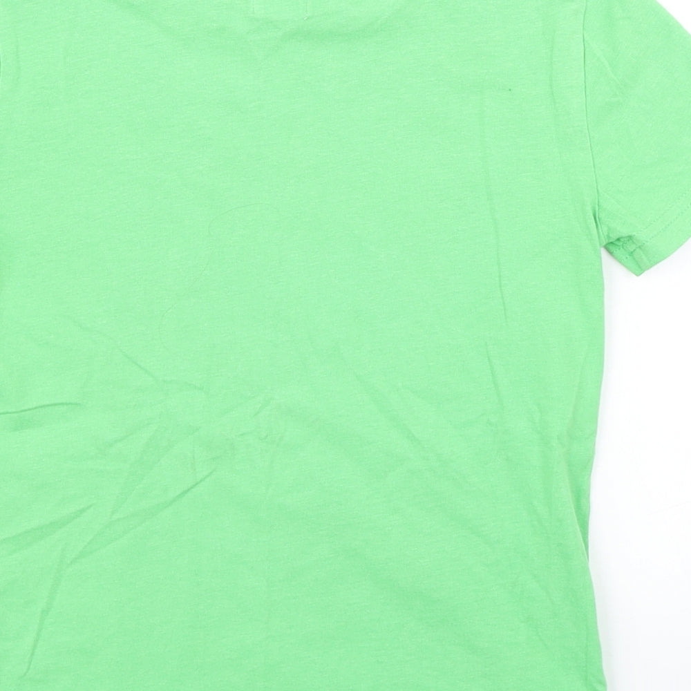 F&F Boys Green Basic T-Shirt Size 5-6 Years - Comic Book