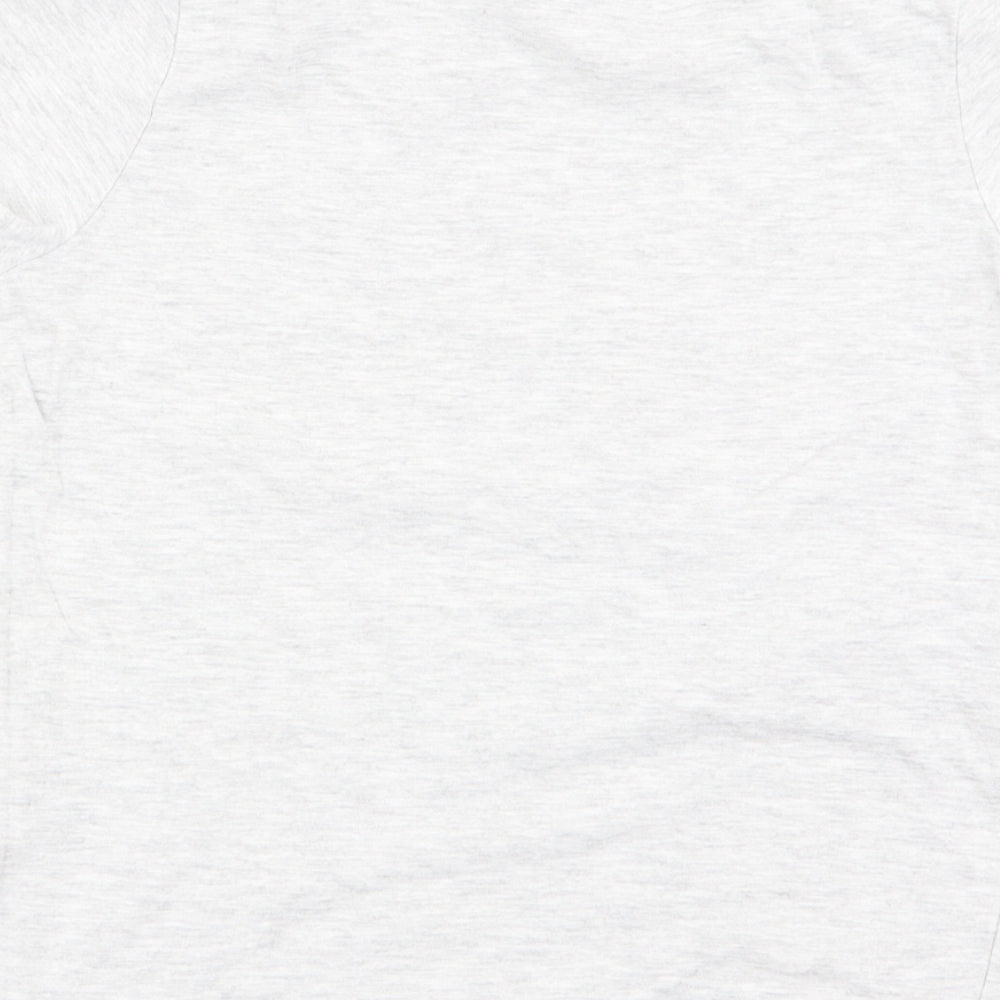 little kids Boys Grey Basic T-Shirt Size 6-7 Years
