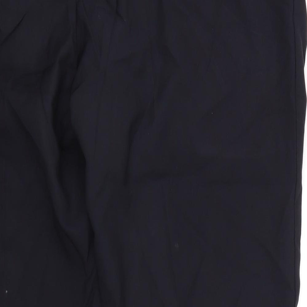 M&S Womens Blue Trousers Size 44 L26 in