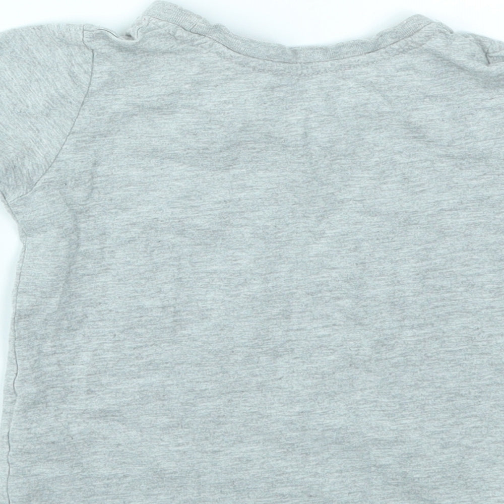 Primark Boys Grey Geometric Basic T-Shirt Size 12-18 Months