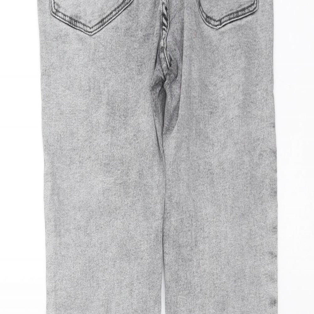 House Of Denim Womens Grey Denim Skinny Jeans Size 8 L28 in