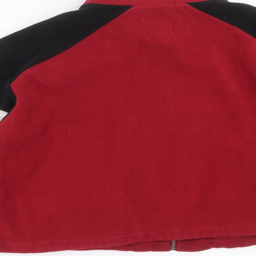 New Look Womens Red Full Zip Jumper Size 16