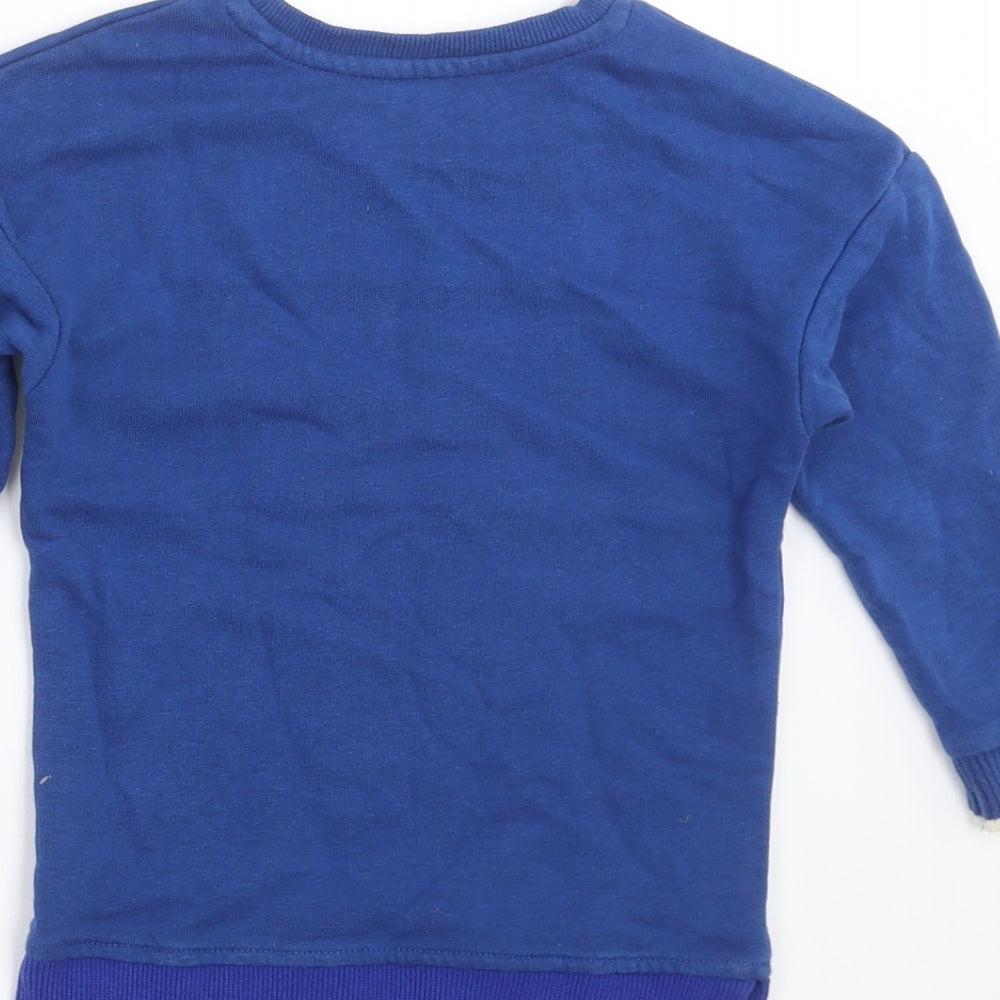 George Boys Blue Pullover Sweatshirt Size 2-3 Years - made you smile