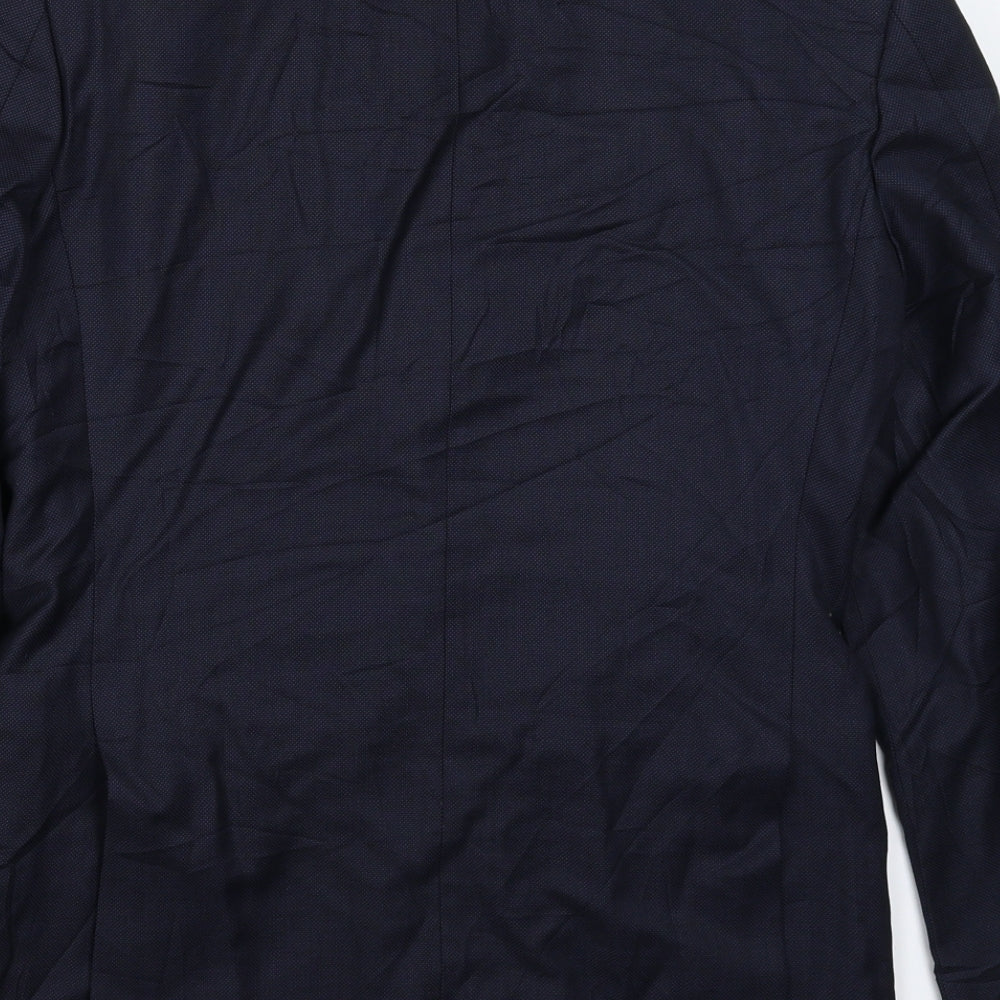 John Lewis Mens Blue Jacket Suit Jacket Size 36