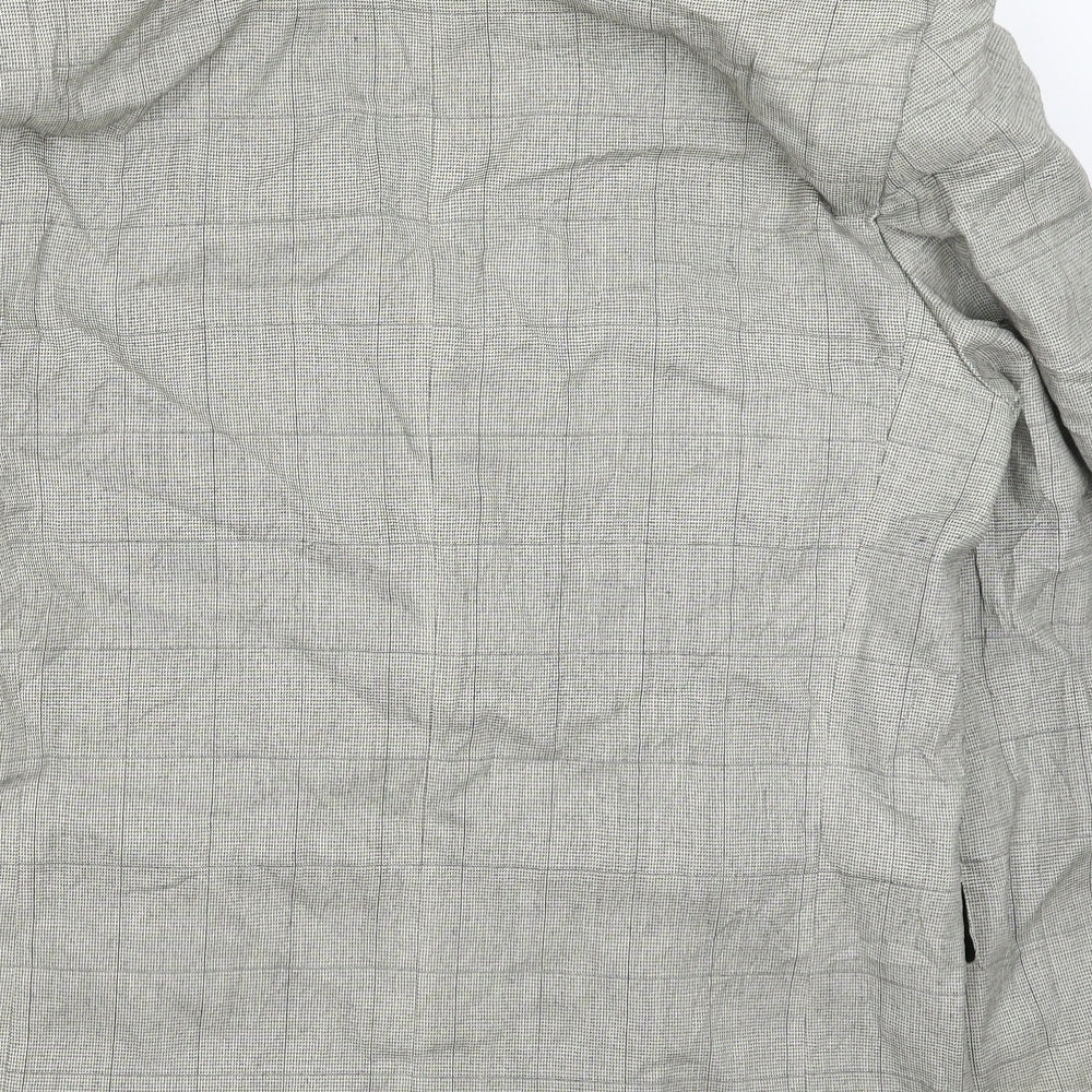 Barisal Mens Grey Check Jacket Suit Jacket Size 40