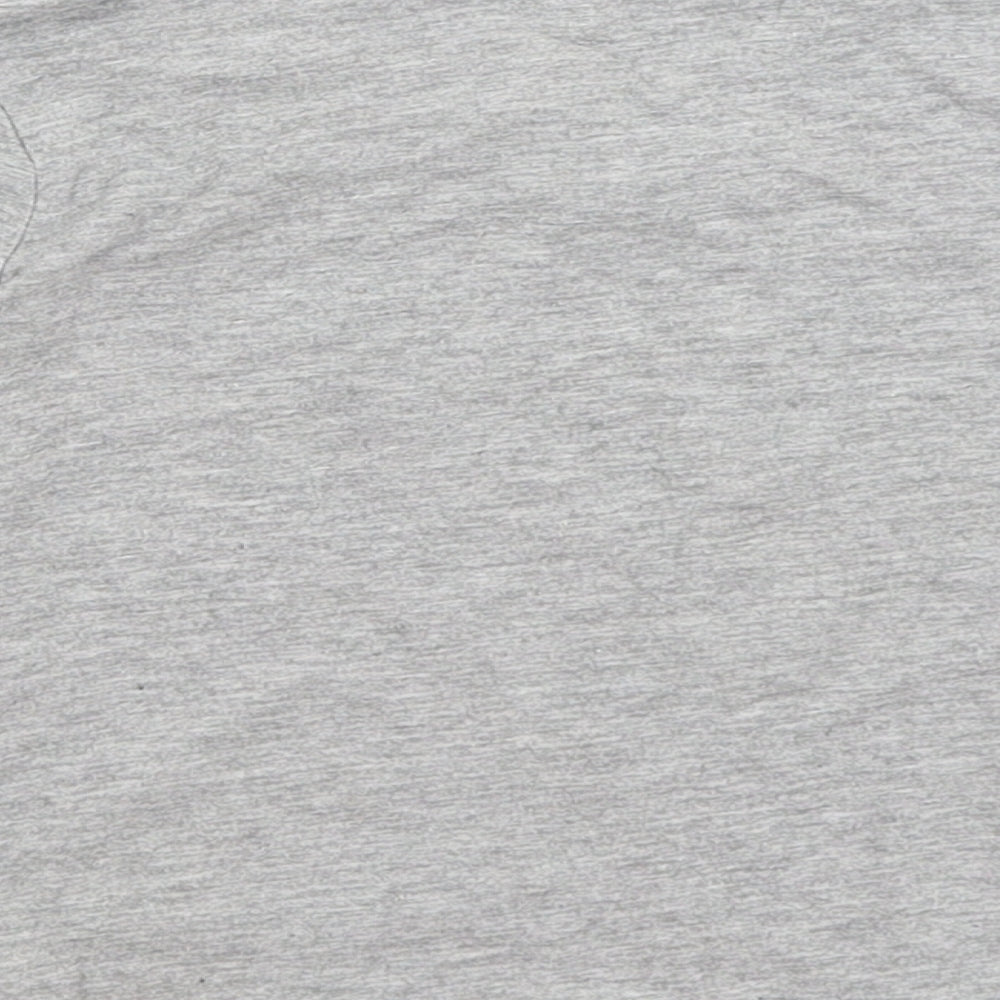 In Extenso Girls Grey Basic T-Shirt Size 4 Years - Unicorn