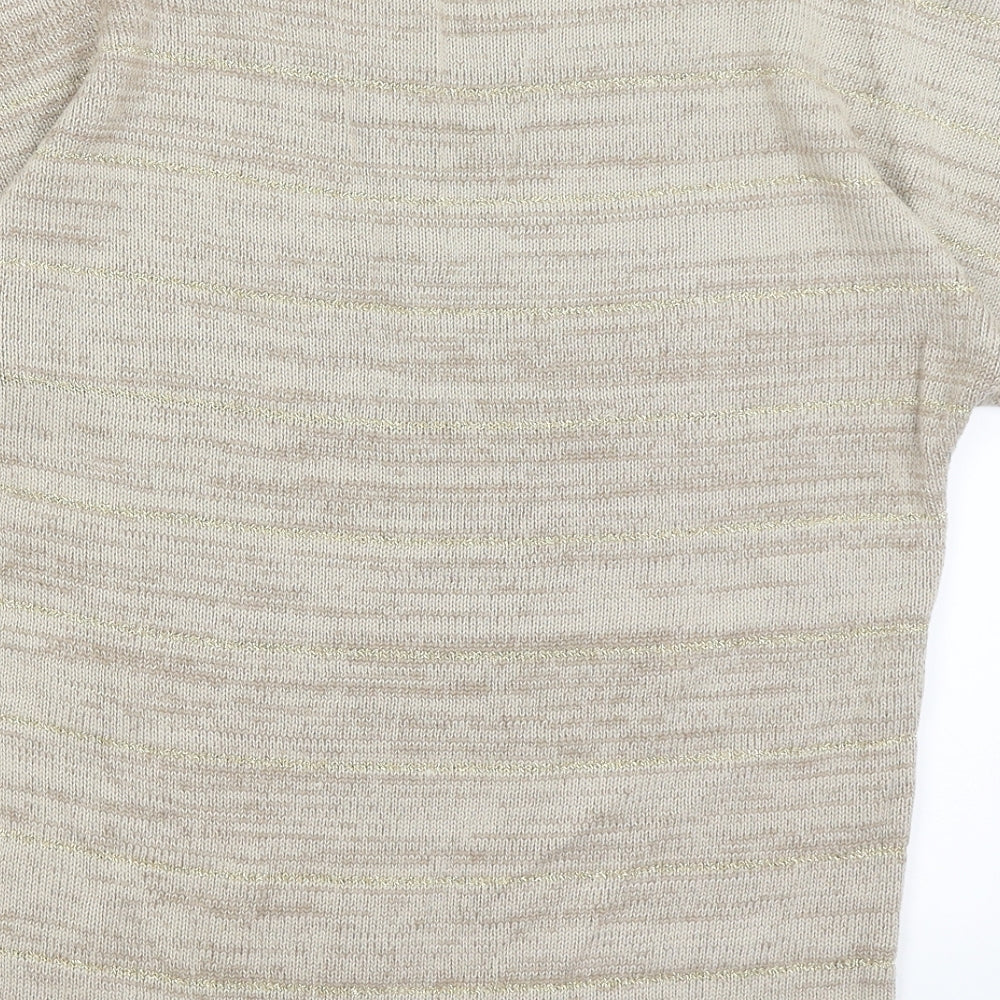Tommy & Kate Womens Beige Pullover Jumper Size 12
