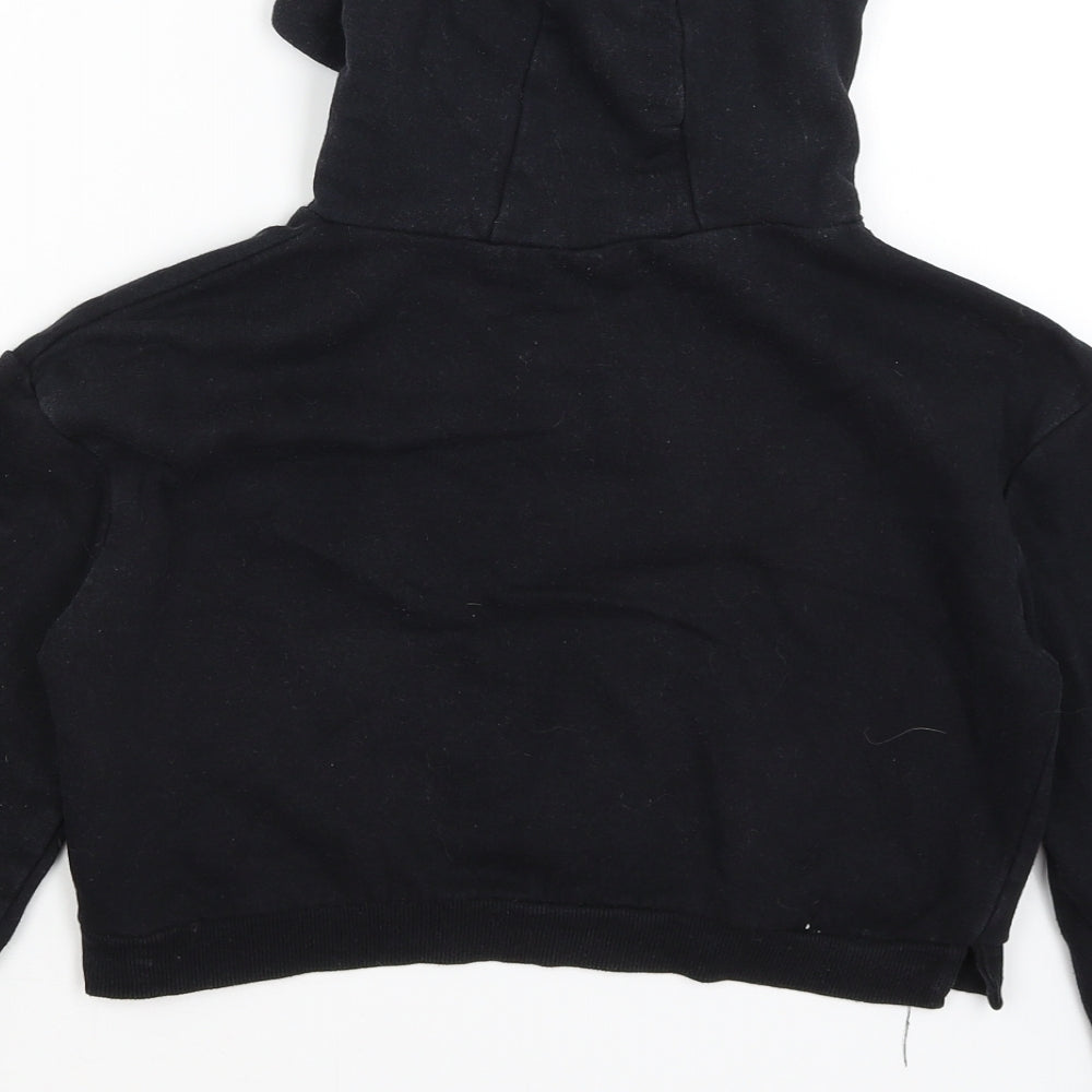 Miss E-vie Girls Black Pullover Hoodie Size 9-10 Years - Amour Paris