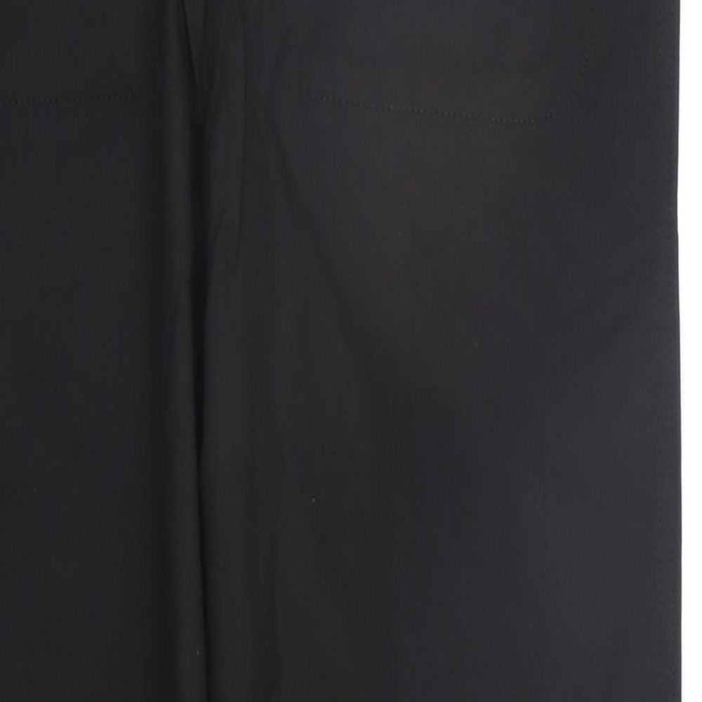 moose Womens Black Trousers Size 12 L23 in