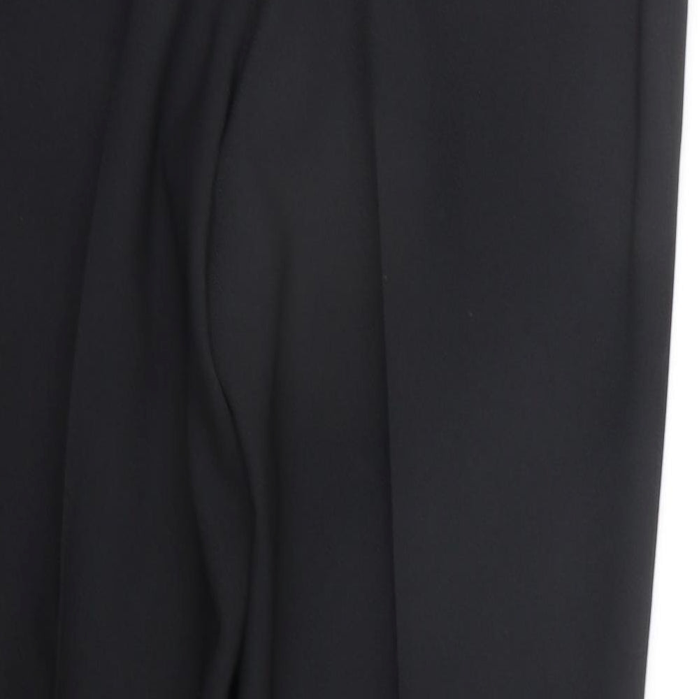 grennwoods Mens Black Trousers Size 34 in L30 in