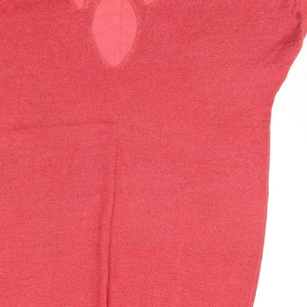 NEXT Womens Red Pullover Jumper Size 14