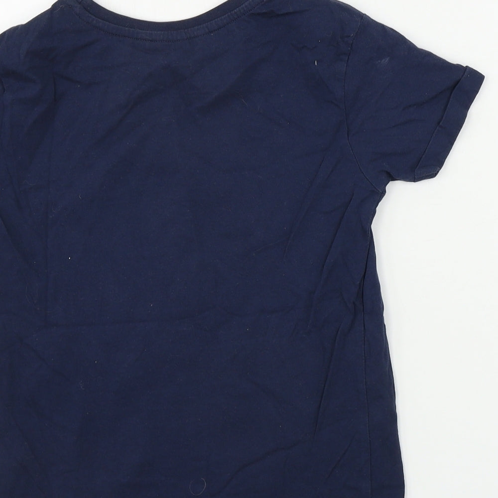 George Boys Blue Basic T-Shirt Size 6 Years