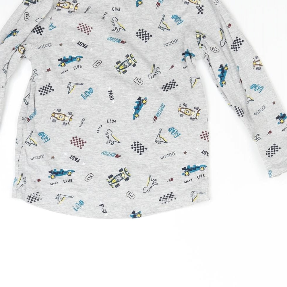 George Boys Grey Basic T-Shirt Size 2-3 Years