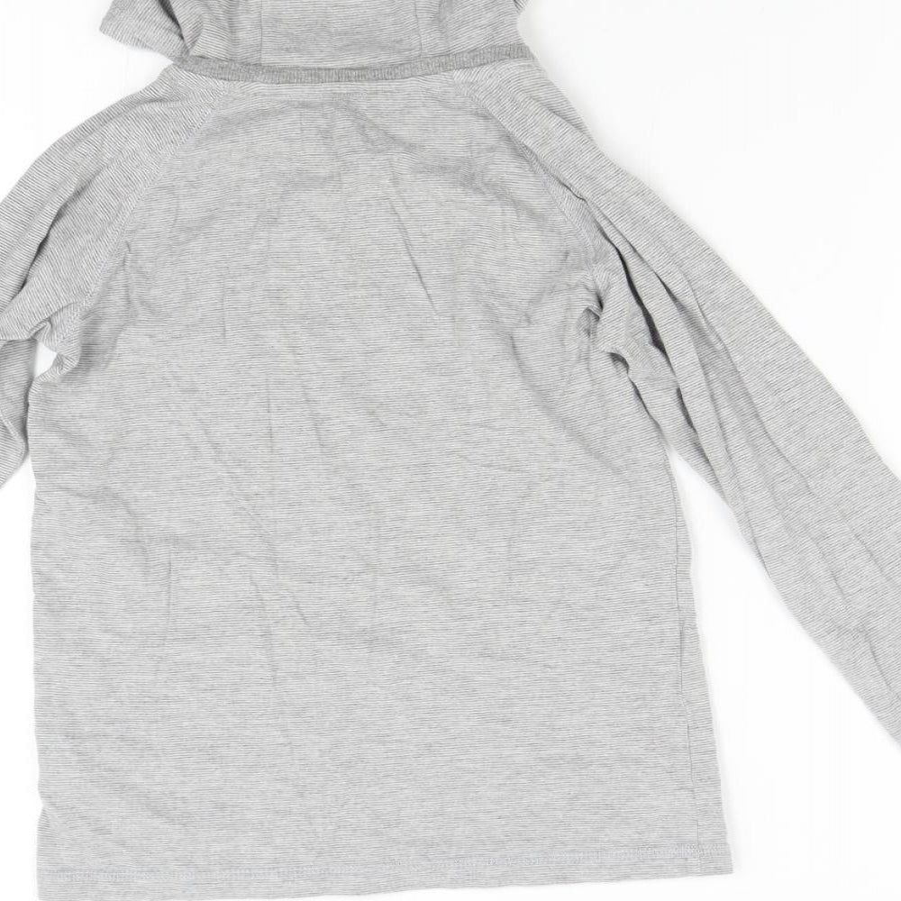 Debenhams Boys Grey Pullover Hoodie Size 9-10 Years