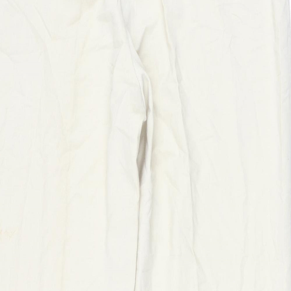 Katy Baker Womens Beige Trousers Size 16 L27.5 in