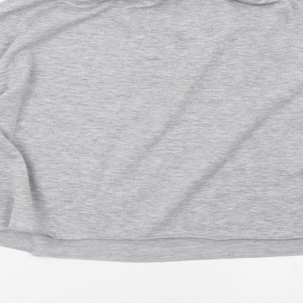 SheIn Womens Grey Pullover Hoodie Size L