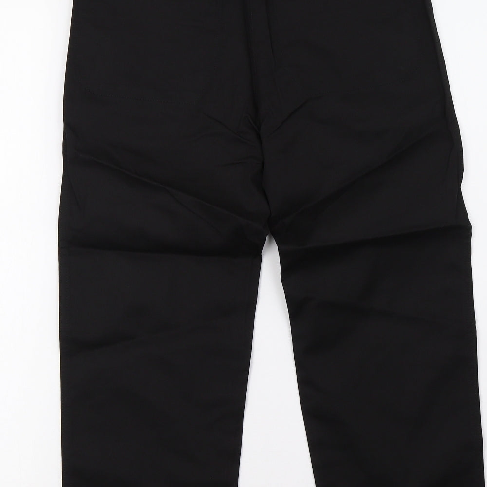 moose Womens Black Trousers Size 10 L26 in