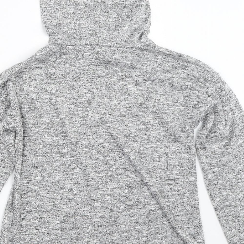 Matalan Girls Grey Pullover Hoodie Size 10 Years