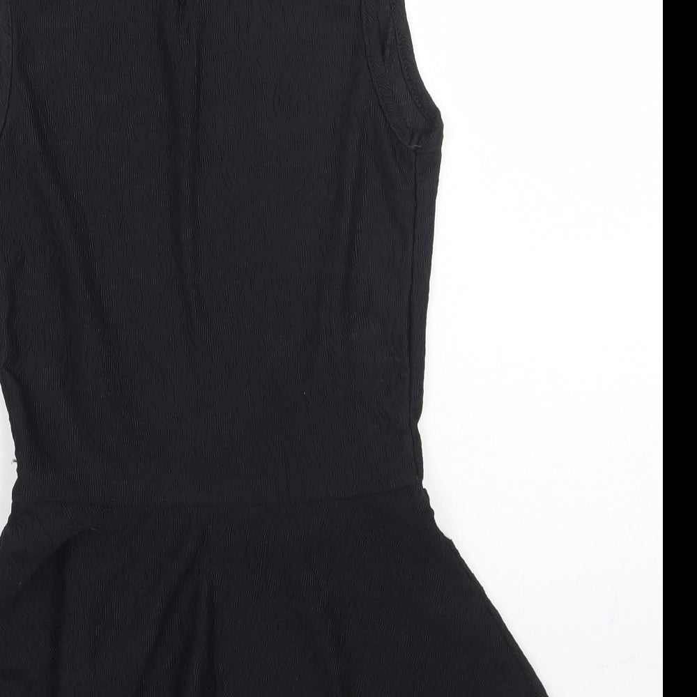 Newlook Womens Black Basic T-Shirt Size 6